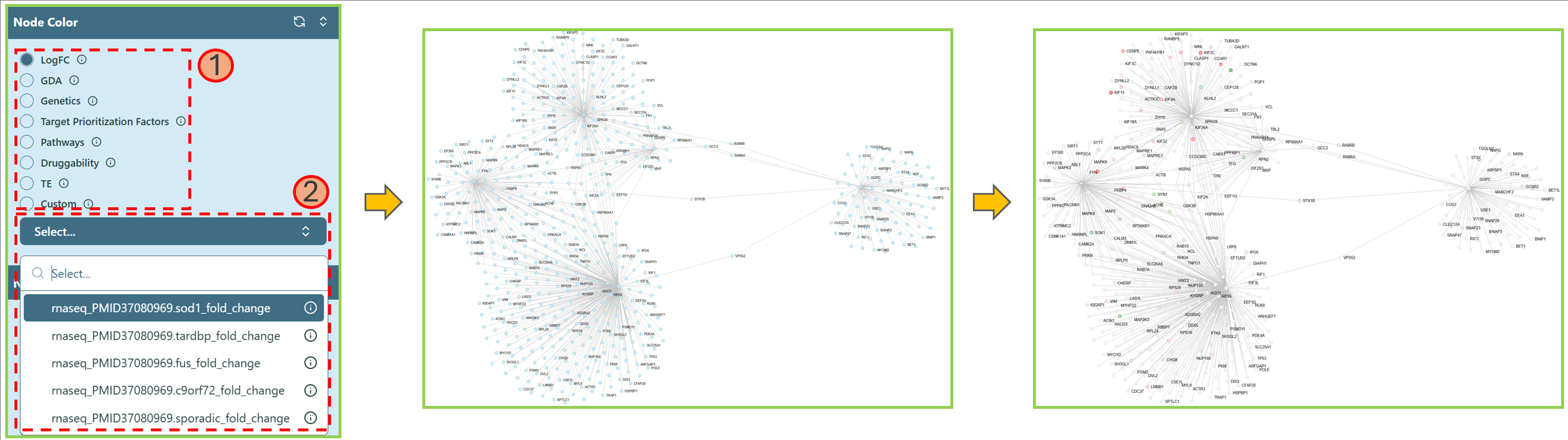Change node color